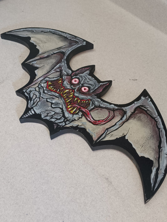 Bat Fink (wooden panel)