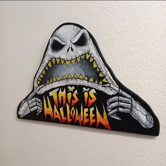 Jack Skellington (wooden panel)